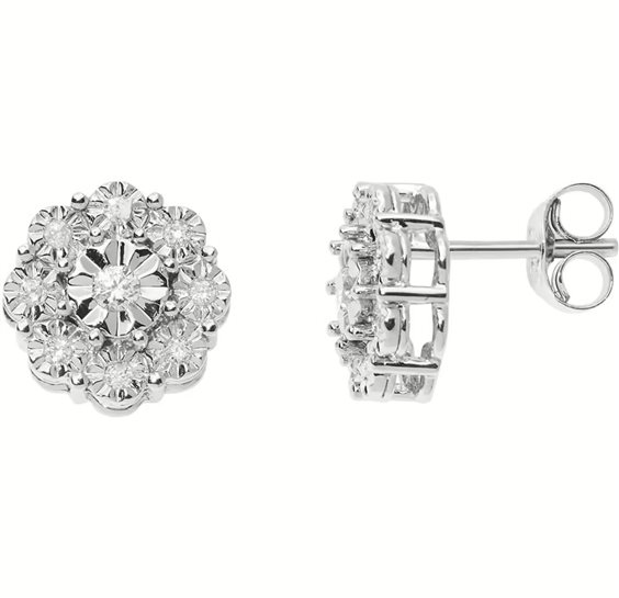 Ohrringe Comete Dame Momenti in Weißgold Diamante ORB 1077 - ORB 1077